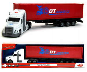 Dickie Ciężarówka DT Logistics biało-czerwona