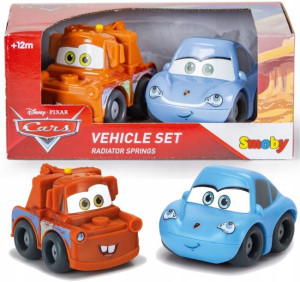 Smoby 120219 Disney Auta Zestaw Złomek i Sally