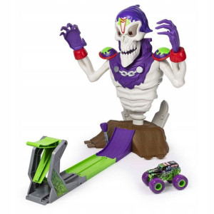 Monster Jam Grim Take Down Zestaw z Zombie i Grave Digger