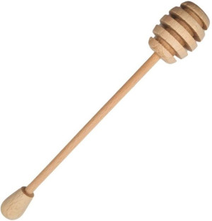 Drewniany nabierak do miodu 1 sztuka 18 cm - drewniana łyżka do miodu