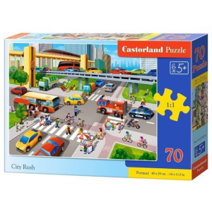 Puzzle Ruch Miejski 70 Elementów Castorland