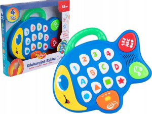 DUMEL Edukacyjna RYBKA Cyferki Literki Melodie PL
