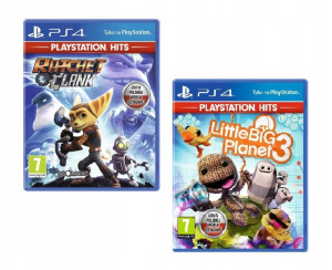 Ps4 2 Gry Ratchet And Clank + Little Big Planet 3