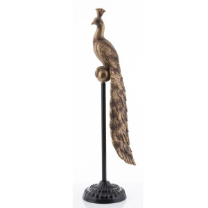 Figurka Dekoracyjna Pawia - Wysokość 53 cm