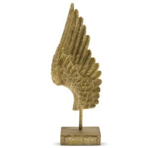 Skrzydło W Kolorze Złotym Figura - Wysokość 40 cm
