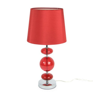 Lampa Metalowo - Szklana - Wysokość 51 cm