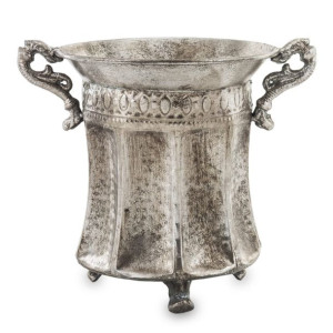 Metalowa Osłonka Na Doniczkę - Wysokość 27 cm