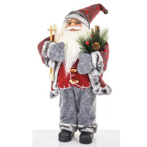 Mikołaj Figura Czerwona - Wysokość 61 cm