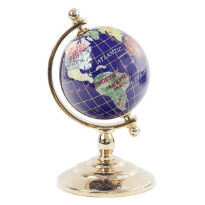 Dekoracyjny mały globus - wysokość 14 cm