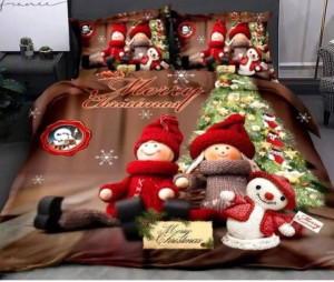 Komplet pościeli MERRY CHRISTMAS 4cz 160x200