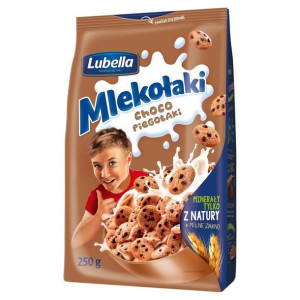 Lubella Mlekołaki Choco Piegołaki 250g(op12szt)