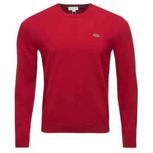 Lacoste sweter męski bordowy S