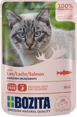 Bozita saszetka - kawałeczki w sosie z Łososiem 85g