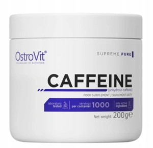 OstroVit Kofeina w proszku 200 g Pure Odżywka
