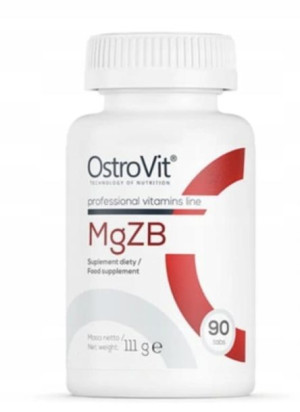 OstroVit MgZB 90 tabletek Magnez + Cynk