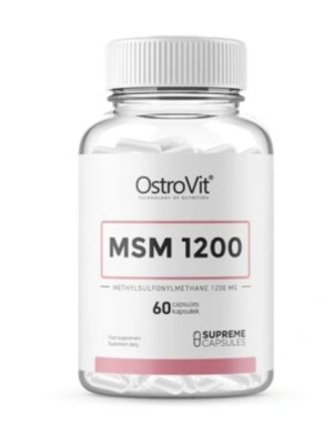 OstroVit MSM 1200 mg 60 kapsułek Siarka Organiczna