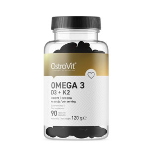 OstroVit Omega 3 D3+K2 90 kapsułek