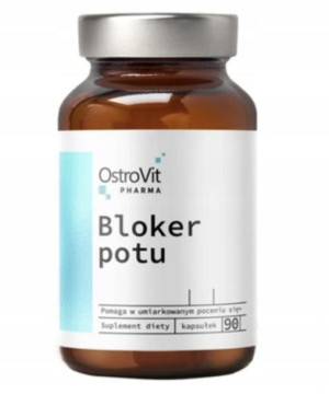 OstroVit Pharma Bloker Potu 90 kaps SZAŁWIA SKRZYP