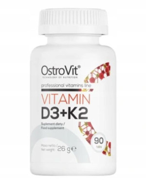 OstroVit Vitamin D3 + K2 90 tabletek Zdrowe Kości