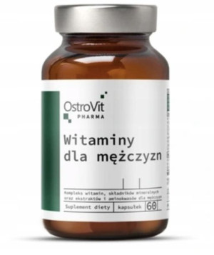 OstroVit Witaminy Dla Mężczyzn 60kaps D3 B2 B6 B12