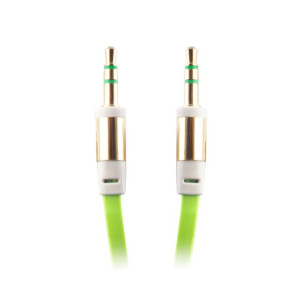 Forever kabel audio jack 3,5mm jack 3,5mm 1,0 m zielony