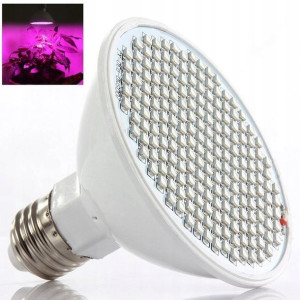 Mocna Żarówka Led E27 Grow 290Led 30W Do Uprawy Roślin