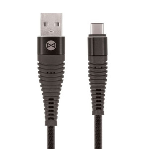 Forever kabel Shark USB USB-C 1,0 m 2A czarny