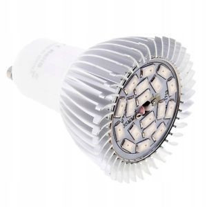 Mocna Żarówka Led E27 Grow 18W Do Uprawy Roślin