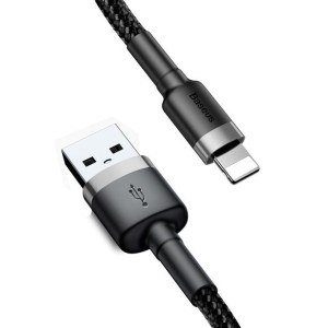 Baseus kabel Cafule USB Lightning 3,0 m 1,5A szaro-czarny