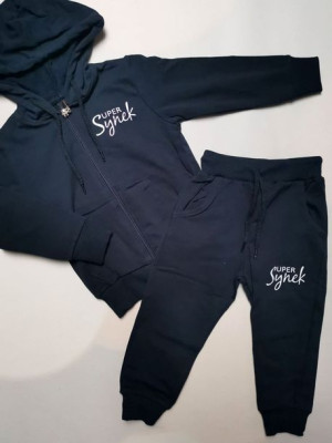 Komplet dres SUPER SYNEK r. 86 granatowy ocieplany