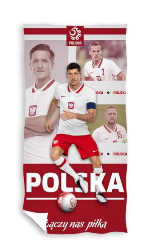 LEWANDOWSKI POLSKA RĘCZNIK Łączy Nas Piłka