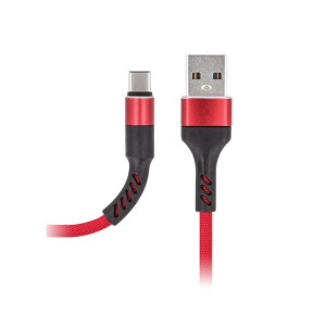 Maxlife kabel MXUC-01 USB USB-C 2A czerwony