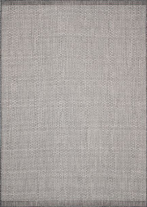 Dywan dwustronny tkany na płasko gładki szary  200x290