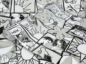 Okleina Meblowa Dekoracyjna Komiks Na Regał Meble Komodę 67x990