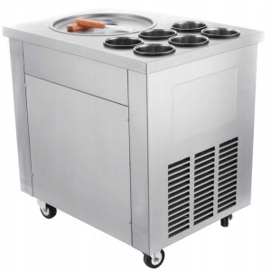 Maszyna Automat Do Lodów Tajskich 740w 6poj Kółka