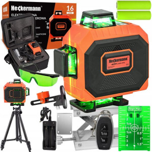Poziomica Laserowa 360° 4d Komunikaty Pl +statyw