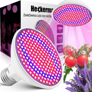 Żarówka Do Wzrostu Roślin E27 200 Led 75w 1100lm
