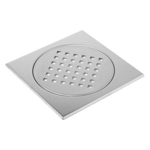 Tebo Kratka Ściekowa Srebrna 20x20cm Kwasoodporna