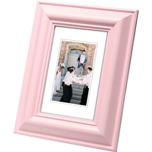 Ramka Drewniana Różowa - Foto Rama 24x30 Cm