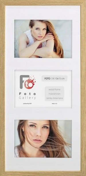 Ramka Drewniana Dębowa Foto Galeria Zdjęcia 10x15