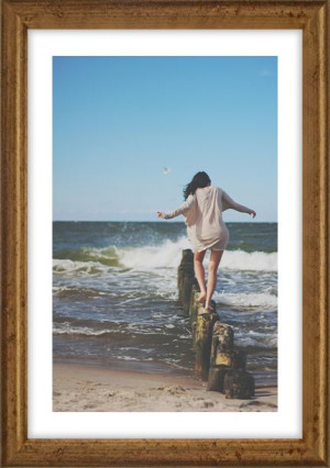 Ramka Na Zdjęcia Złota Foto Rama 13x18 Cm