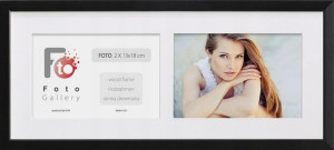 Ramka Drewniana Czarna Foto Galeria Zdjęcia 13x18