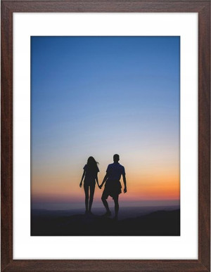 Ramka Na Zdjęcia 29,7x42 Cm Drewniana Wenge Foto