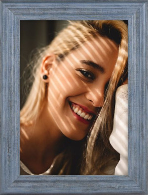 Ramka Na Zdjęcia Niebieska Foto Rama 29,7x42 Cm
