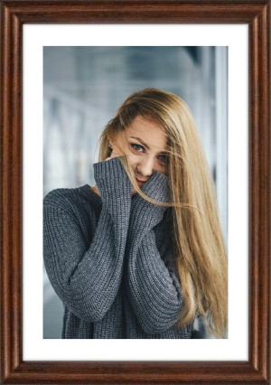 Ramka Na Zdjęcia Brązowa Foto Rama 13x18 Cm