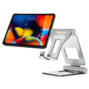 Tech-Protect Z10 UNIVERSAL STAND HOLDER TABLET srebrny