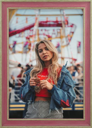 Rama Na Zdjęcia Różowy 21x29,7 Cm – Foto Ramka