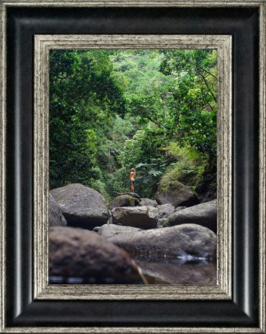 Ramka Na Zdjęcia Czarno-srebrna 18x24 Cm Foto Rama