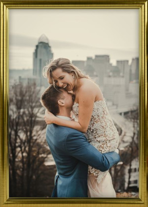 Rama Na Zdjęcia Złota 40x50 Cm – Foto Ramka