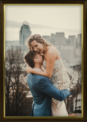Rama Na Zdjęcia Brązowa 40x50 Cm – Foto Ramka